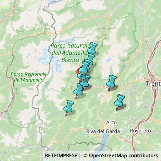 Mappa Via Nazionale, 38094 Porte di Rendena TN, Italia (9.13)