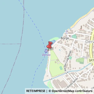 Mappa Via alla Darsena, 16, 23824 Dervio, Lecco (Lombardia)