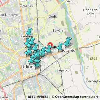 Mappa Via Giacinto Calligaris, 33100 Udine UD, Italia (1.6155)