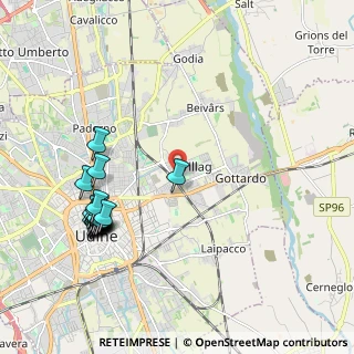 Mappa Via Giacinto Calligaris, 33100 Udine UD, Italia (2.3255)