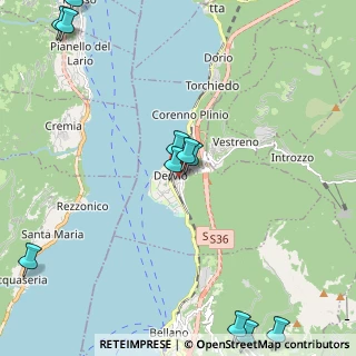 Mappa Via Giacomo Matteotti, 23824 Dervio LC, Italia (2.89727)