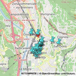 Mappa Piazza di Centa, 38122 Trento TN, Italia (0.736)