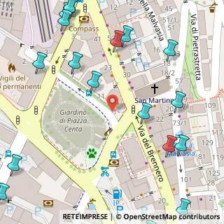 Mappa Piazza di Centa, 38122 Trento TN, Italia (0.1045)
