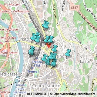 Mappa Piazza di Centa, 38122 Trento TN, Italia (0.333)