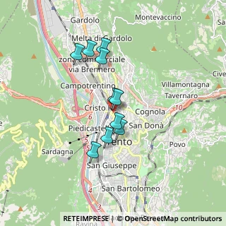 Mappa Piazza di Centa, 38122 Trento TN, Italia (1.95)