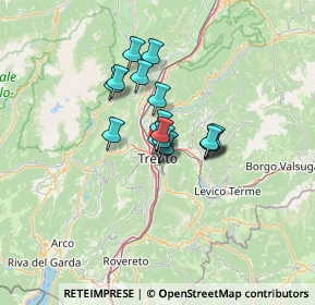 Mappa Piazza di Centa, 38122 Trento TN, Italia (7.94235)