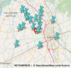 Mappa Via I Maggio, 33035 Martignacco UD, Italia (6.57333)