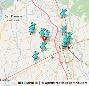 Mappa Via I Maggio, 33035 Martignacco UD, Italia (5.92)