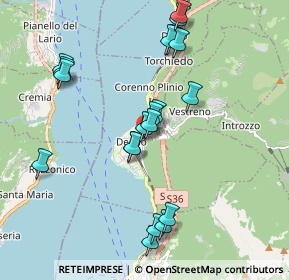 Mappa Via Valvarrone, 23824 Dervio LC, Italia (1.921)