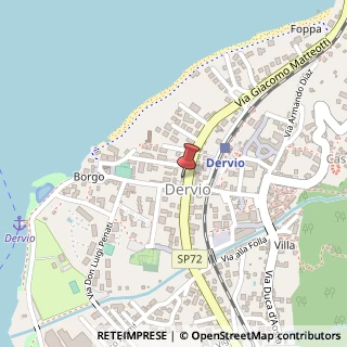 Mappa Via Don A. Invernizzi, 2, 23824 Dervio, Lecco (Lombardia)