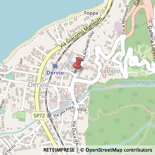 Mappa Via Armando Diaz, 47, 23824 Dervio, Lecco (Lombardia)