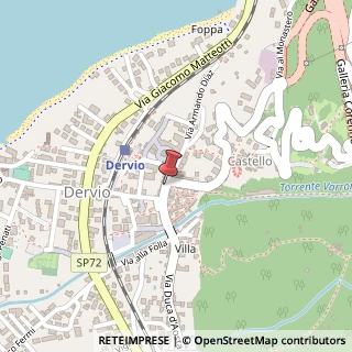 Mappa Via Armando Diaz, 31, 23824 Dervio, Lecco (Lombardia)