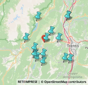 Mappa Via Ai Fossati, 38070 Vezzano TN, Italia (7.02857)