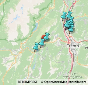 Mappa Via Ai Fossati, 38070 Vezzano TN, Italia (7.90692)