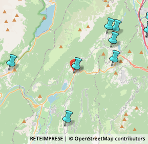 Mappa Via Ai Fossati, 38070 Vezzano TN, Italia (7.4065)