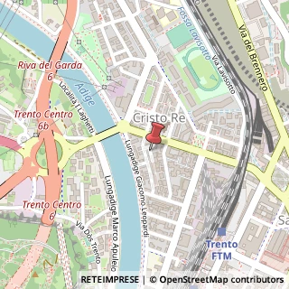 Mappa Via Edmondo De Amicis, 15, 38122 Trento, Trento (Trentino-Alto Adige)