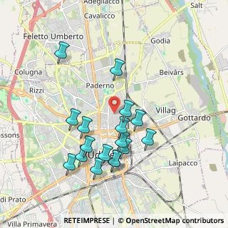 Mappa Via Monte Grappa, 33100 Udine UD, Italia (1.82824)