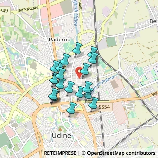 Mappa Via Monte Grappa, 33100 Udine UD, Italia (0.682)
