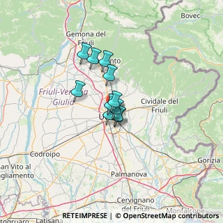 Mappa Via Monte Grappa, 33100 Udine UD, Italia (7.42455)