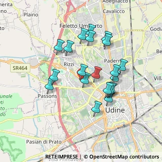 Mappa Viale Pier Paolo Pasolini, 33100 Udine UD, Italia (1.615)