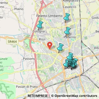 Mappa Viale Pier Paolo Pasolini, 33100 Udine UD, Italia (2.13857)