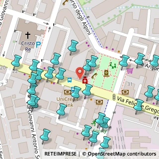 Mappa Piazza Generale Antonio Cantore, 38121 Trento TN, Italia (0.07586)