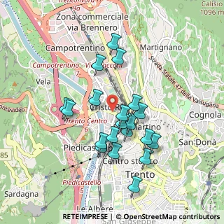 Mappa Via Felice e Gregorio Fontana, 38122 Trento TN, Italia (0.803)