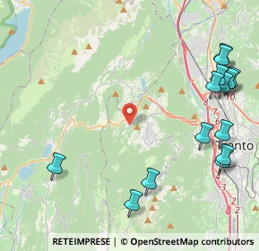 Mappa Via dei Casai, 38100 Trento TN, Italia (5.52143)