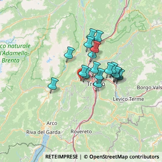 Mappa Via dei Casai, 38100 Trento TN, Italia (10.39889)