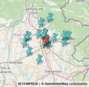 Mappa 33010 Udine UD, Italia (8.493)