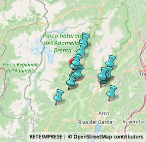 Mappa Frazione Dare, 38080 Darè TN, Italia (10.01353)