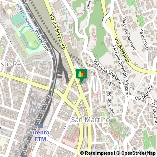 Mappa Via del Brennero, 40, 38121 Trento, Trento (Trentino-Alto Adige)