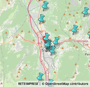 Mappa Piazza General Cantore, 38121 Trento TN, Italia (5.684)