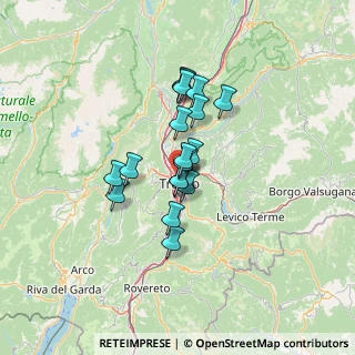 Mappa Via Antonio Stoppani, 38122 Trento TN, Italia (9.25167)