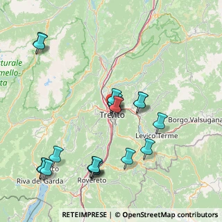 Mappa Via Antonio Stoppani, 38100 Trento TN, Italia (16.693)
