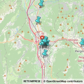 Mappa Via Antonio Stoppani, 38122 Trento TN, Italia (2.63455)