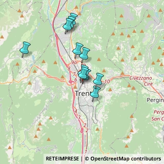 Mappa Via Antonio Stoppani, 38100 Trento TN, Italia (2.88091)
