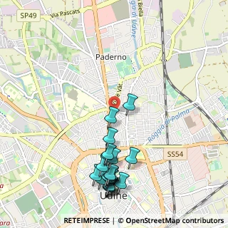 Mappa Piazza Medaglie D'Oro, 33100 Udine UD, Italia (1.203)