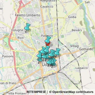 Mappa Via Tarcento, 33100 Udine UD, Italia (1.32214)