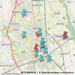 Mappa Piazza Medaglie D'Oro, 33100 Udine UD, Italia (2.02538)