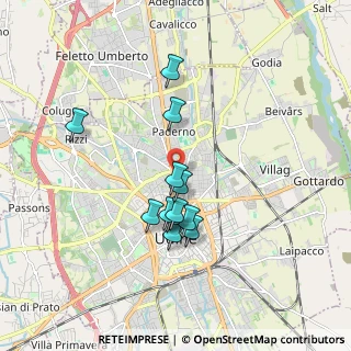 Mappa Via Tarcento, 33100 Udine UD, Italia (1.4975)