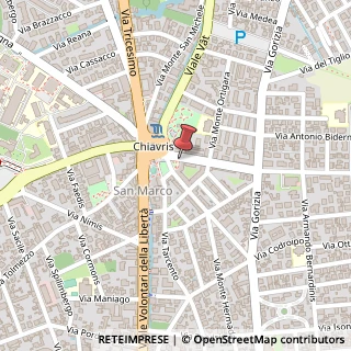 Mappa Piazza Medaglie D'Oro, 10, 33100 Udine, Udine (Friuli-Venezia Giulia)