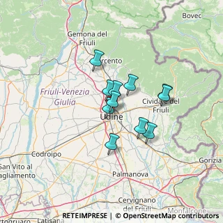Mappa Via Monte Pal Piccolo, 33100 Udine UD, Italia (9.05727)