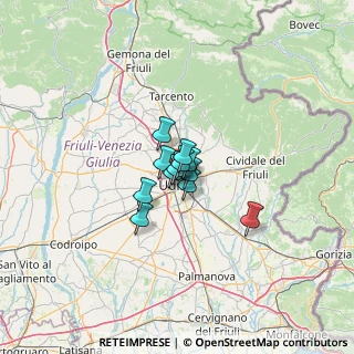 Mappa Via Monte Pal Piccolo, 33100 Udine UD, Italia (5.59417)