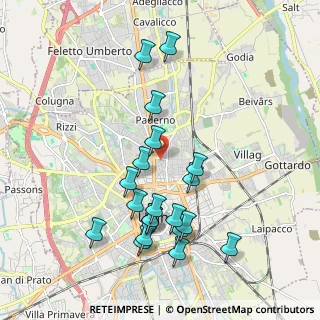 Mappa Via Monte Pal Piccolo, 33100 Udine UD, Italia (1.9585)