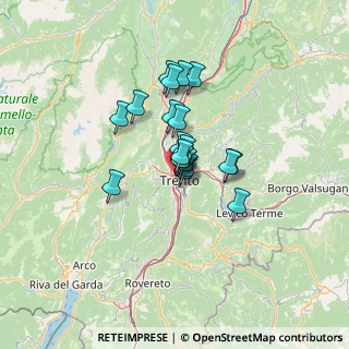 Mappa Via Druso Livio, 38122 Trento TN, Italia (8.0935)