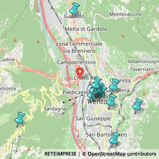Mappa Via Druso Livio, 38122 Trento TN, Italia (2.17923)
