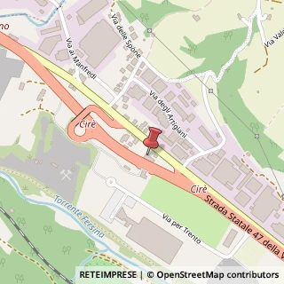 Mappa 38057 Cir?-fratte TN, Italia, 38057 Pergine Valsugana, Trento (Trentino-Alto Adige)