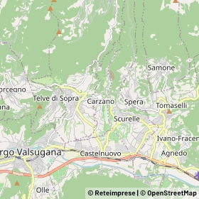 Mappa Carzano