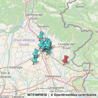 Mappa Via Ivan Trinko, 33100 Udine UD, Italia (6.855)